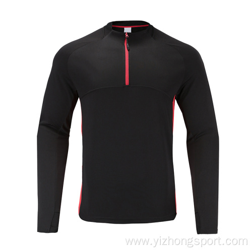 Mens Soccer Wear Top Black